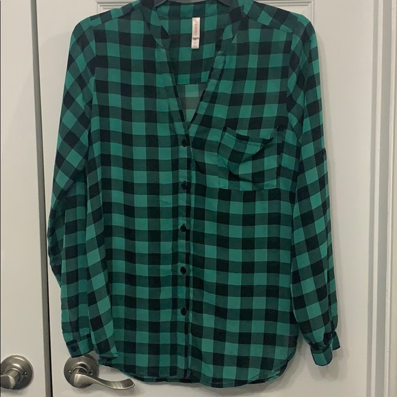 Xhilaration Tops - Women’s Plaid Shirt